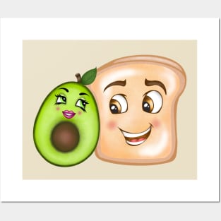 Avocado Toast Love Posters and Art